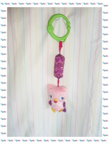 Doudou peluche hochet - d,