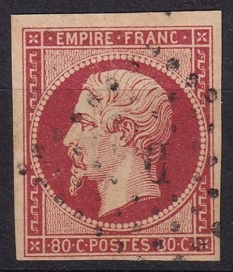 France 1854 obli - -, bureau