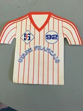 Ancien Autocollant Mini Maillot Foot Stade Francais Annee 80 Fan Vintage