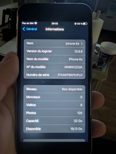 Apple iphone 32go gris - 32go,