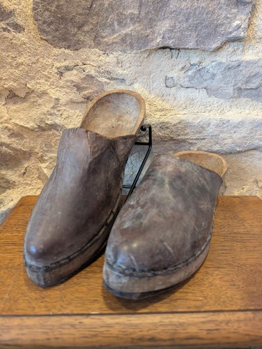 Ancienne paire sabot à - paire, de