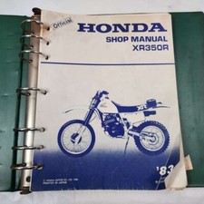 Genuine Honda Shop Service Repair Manual Book 1983 XR350R XR350 XR 350 R