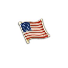 Pin's Drapeau USA flottant -