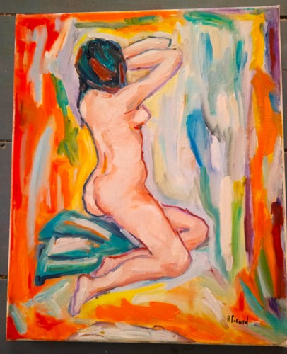 Tableau peinture huile - tableau,