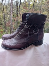 Gabor Edwardian style Leather  Ankle Boots 8  us/6 uk