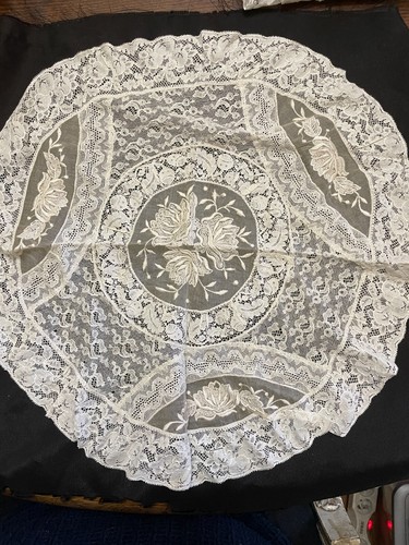 Ancien napperon dentelle - ancien,