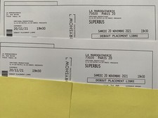 2 Places concert Superbus à la Maroquinerie de Paris le 20 Novembre 2021 XXTour