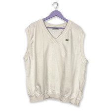 Gilet Lacoste Vintage Blanc
