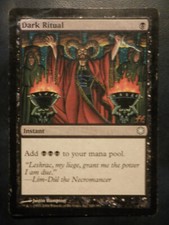 mtg magic dark ritual coldsnap deck ENGLISH black mass glacial breath BENT
