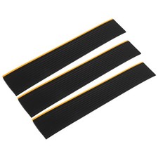  Lot de 3 tapis de transition en PVC pour porte d'entrée, rampe d'accès