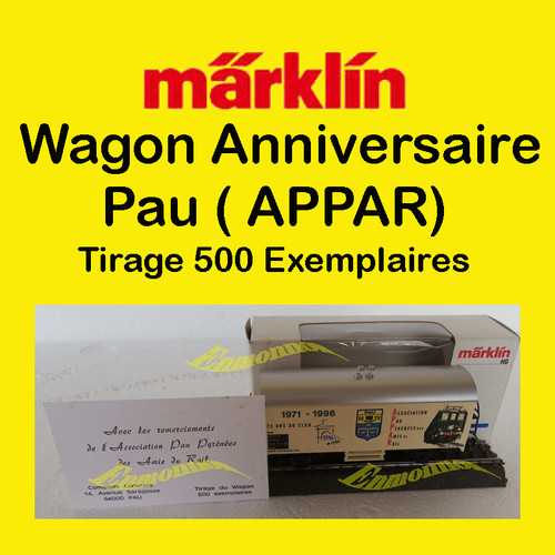 Märklin wagon anniversaire - märklin,