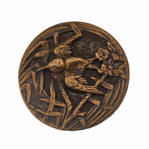 Ancien bouton oiseau - bouton, les