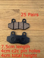 JOB LOT OF PIT BIKE BRAKE PADS 25 PAIRS