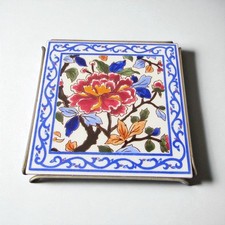 Gien. Dessous-de-plat carreau