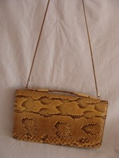 Vintage Sac cuir Python bag