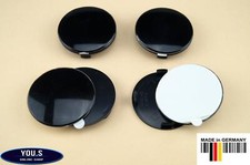 4 Cache-Moyeux avec Noir Silicone Étiquettes - Artec Icw 60,0 - 54,5 MM RH60