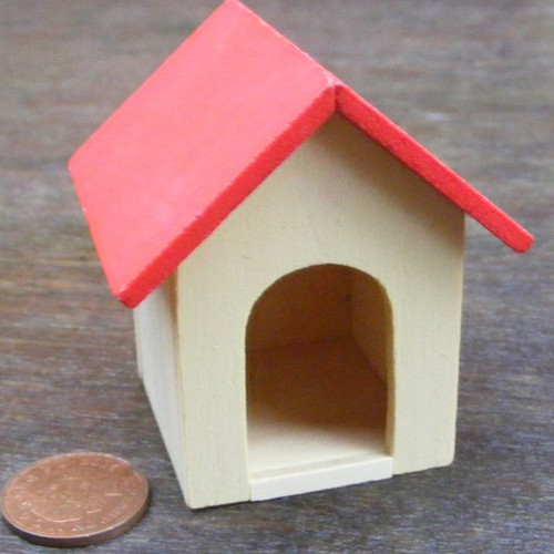 Poupées maison chien niche - chien,