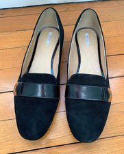 Chaussures plates Noires GEOX