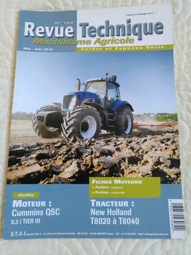 Revue technique tracteur new - technique,