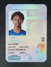 2023-24 Panini Contenders Ausar Thompson Rookie Permit To Dominate #7 CaseHit RC