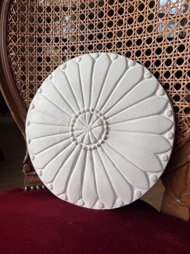 Stucco petite rosette art - stucco,