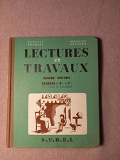 Ancien manuel scolaire - Lecture et Travaux - 1957 - SUDEL