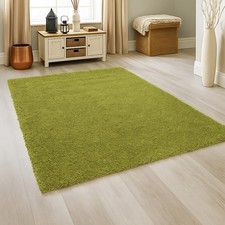 Tapis Shaggy vert mousse –