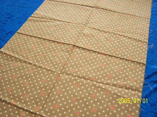 Ancien coupon tissu en - de,