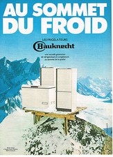 ADVERTISING ADVERTISING 034 1980 BAUKNECHT refrigerator freezer