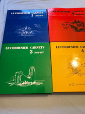 4 Livres  Le Corbusier Carnets