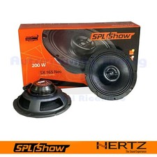 Pair 2-Way HERTZ SPL SHOW SX 165 NEO Coaxial 200W 165MM Speaker Cases