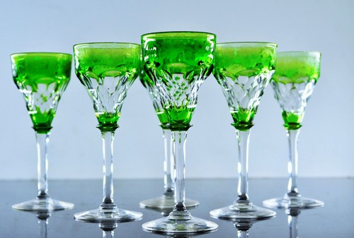 Art deco verres cristal - 6,