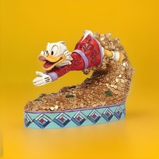 Statue Résine Picsou Plongeon