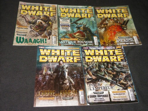 Lot magazines white dwarf fr - lot,