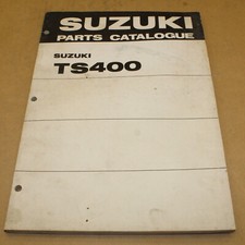 PARTS LIST SUZUKI TS 400 1974 -  CATALOGUE PIECES DETACHEES LISTING
