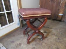 antique Victorian adjustable piano taboret stool signed  postawaka co.