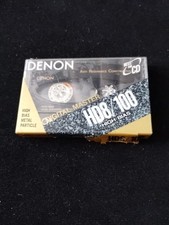 Denon HD8 100 Digital Master   Blank Audio Cassette Tape (Sealed) NOS! New