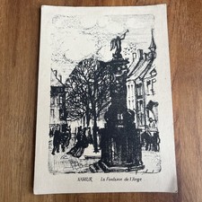 Postcard Cpa - Namur - La Fontaine De L’ange - Lithographie - Belgique