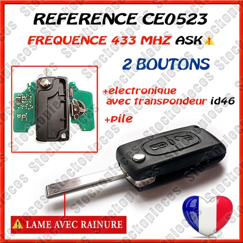 Cle vierge ce0523 boutons - cle,