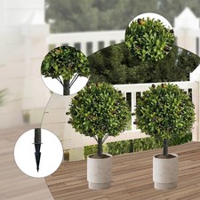 Lot De 2 Arbres Topiaires