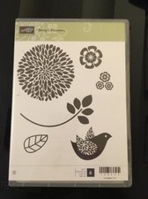 Lot de tampons Stampin Up Clear Mount Betsy’s Blossoms, neufs