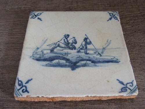 Ancien carreau delf - ancien,
