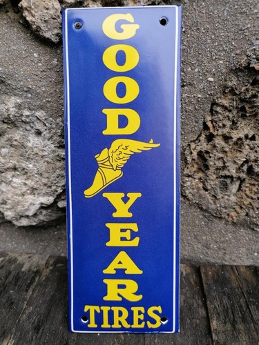 Plaque émaillée goodyear - plaque,