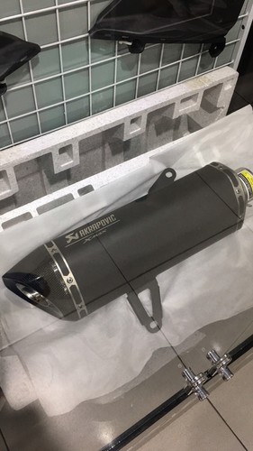 Silencieux noir akrapovic - noir,