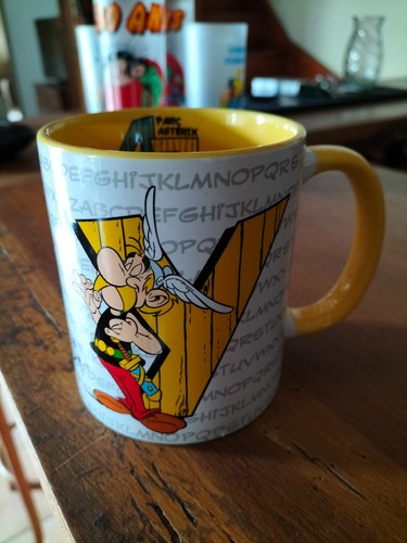 Mug asterix obelix lettre - et, v