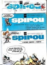 LOT de 5 magazines SPIROU de
