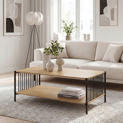 Table basse 110cm aspect