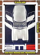 Metal Sign - 1963 Citroen AMI