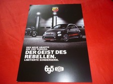Fiat Abarth 695 "XSR Yamaha" Special Model Brochure Brochure Depliant 2017