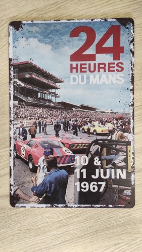 Plaque publicitaire metal - metal, 24